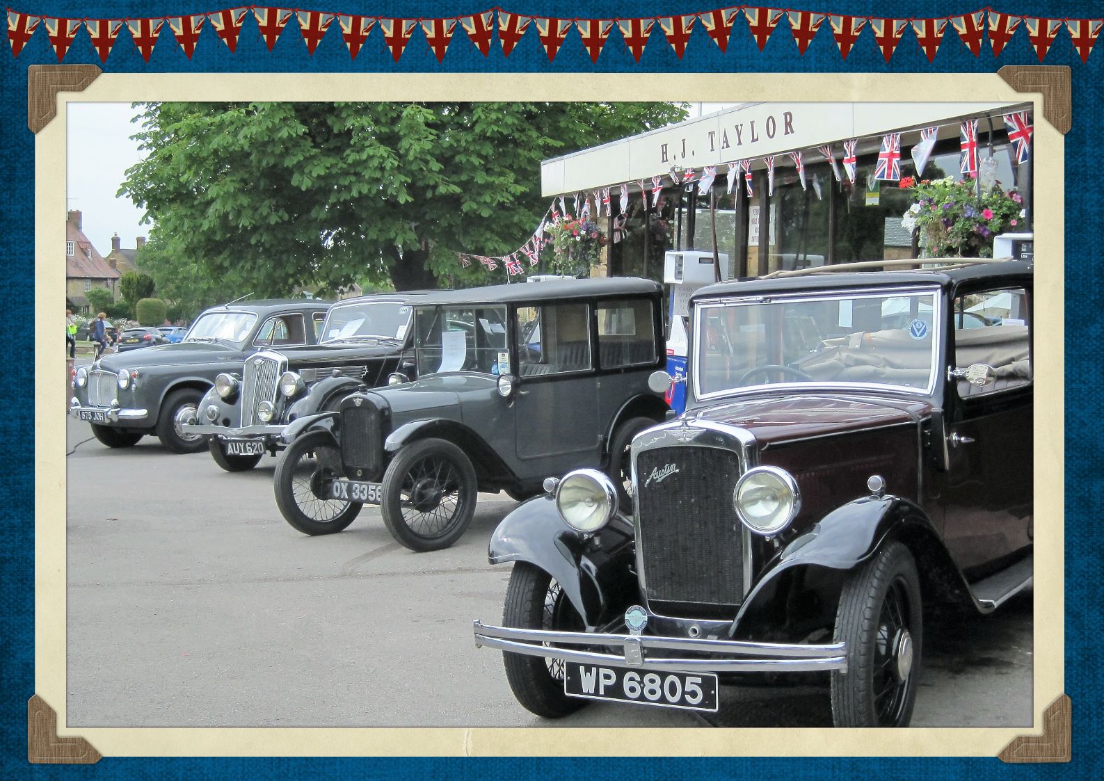 Vintage cars for the Queen