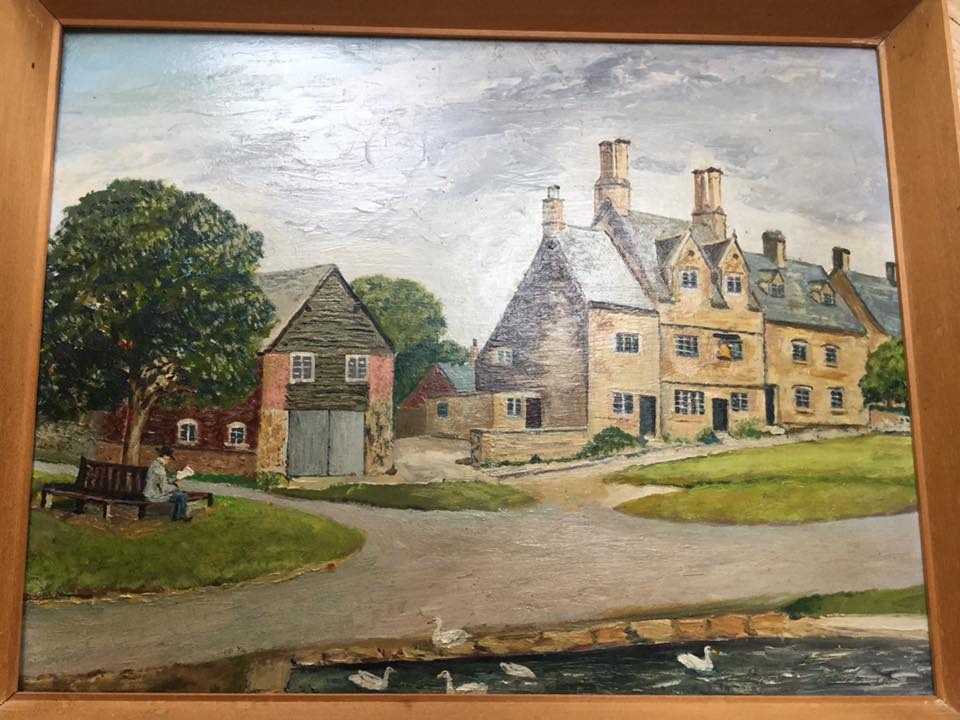 Painting of the Bell Inn, Willersey